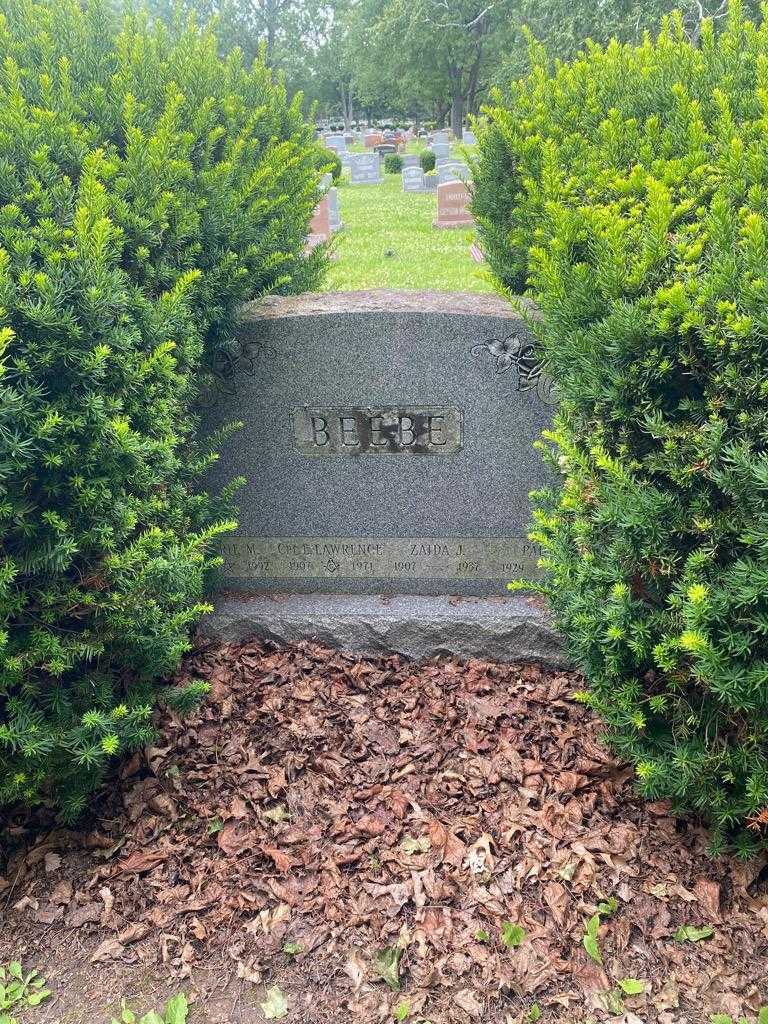 Carrie M. Beebe's grave. Photo 2