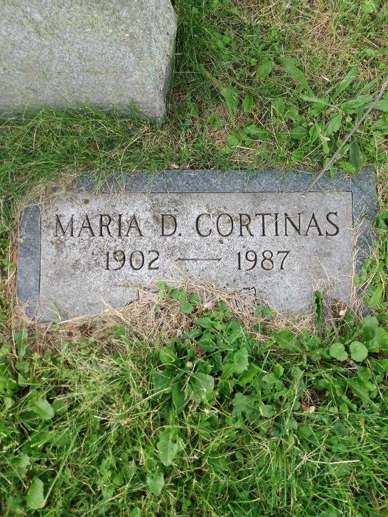 Maria D. Cortinas's grave. Photo 3