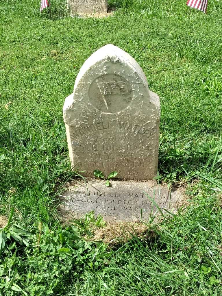 Wandell Watley's grave. Photo 2