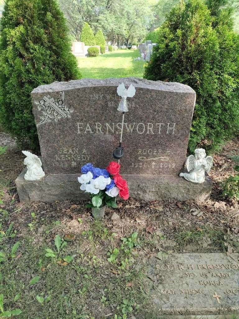 Jean A. Kennedy Farnsworth's grave. Photo 2