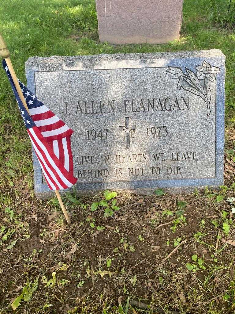 Allen J. Flanagan's grave. Photo 3