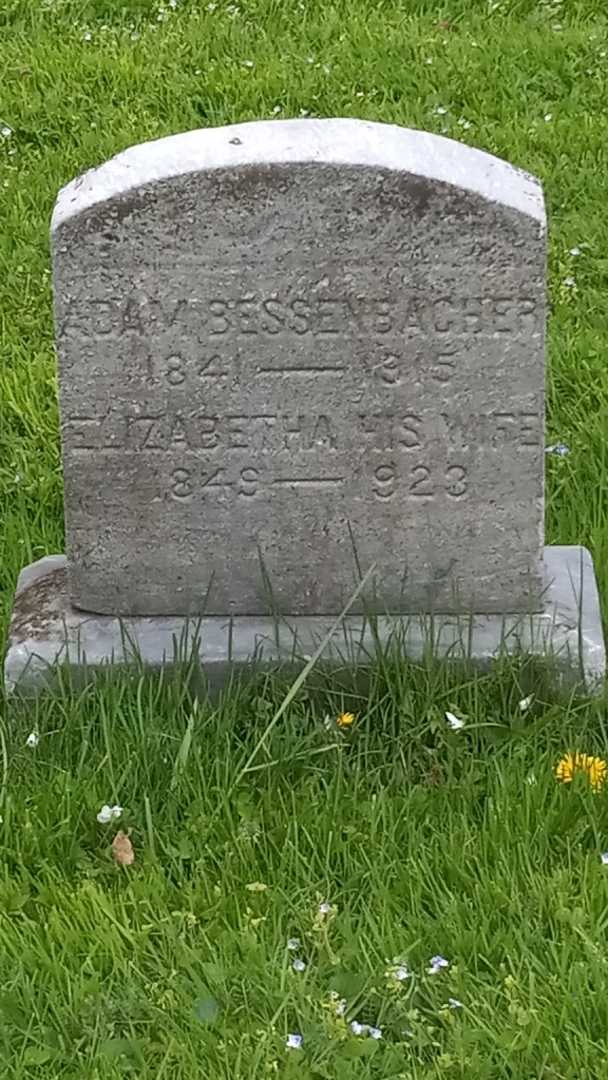 Adam Bessenbacher's grave. Photo 3