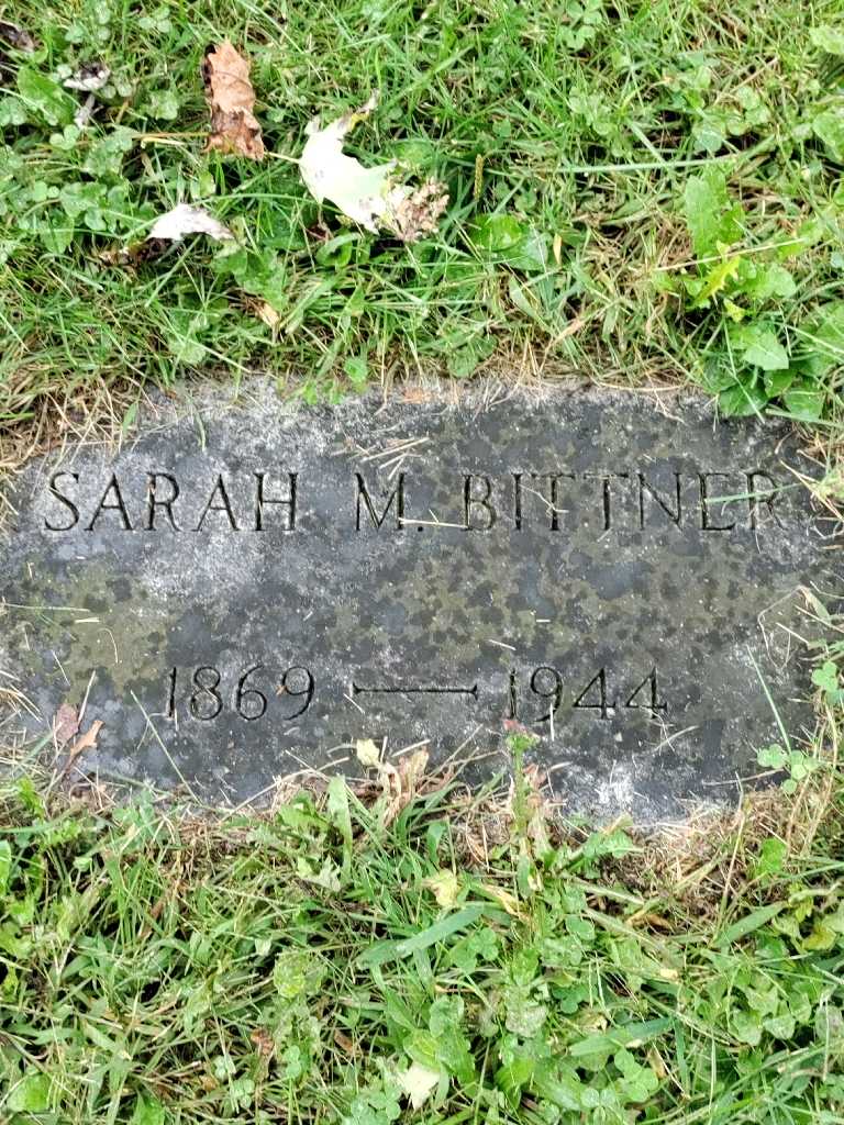 Sarah Meyers Bittner's grave. Photo 3