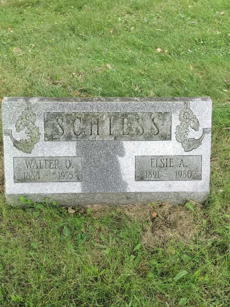 Elsie A. Schiess's grave. Photo 2