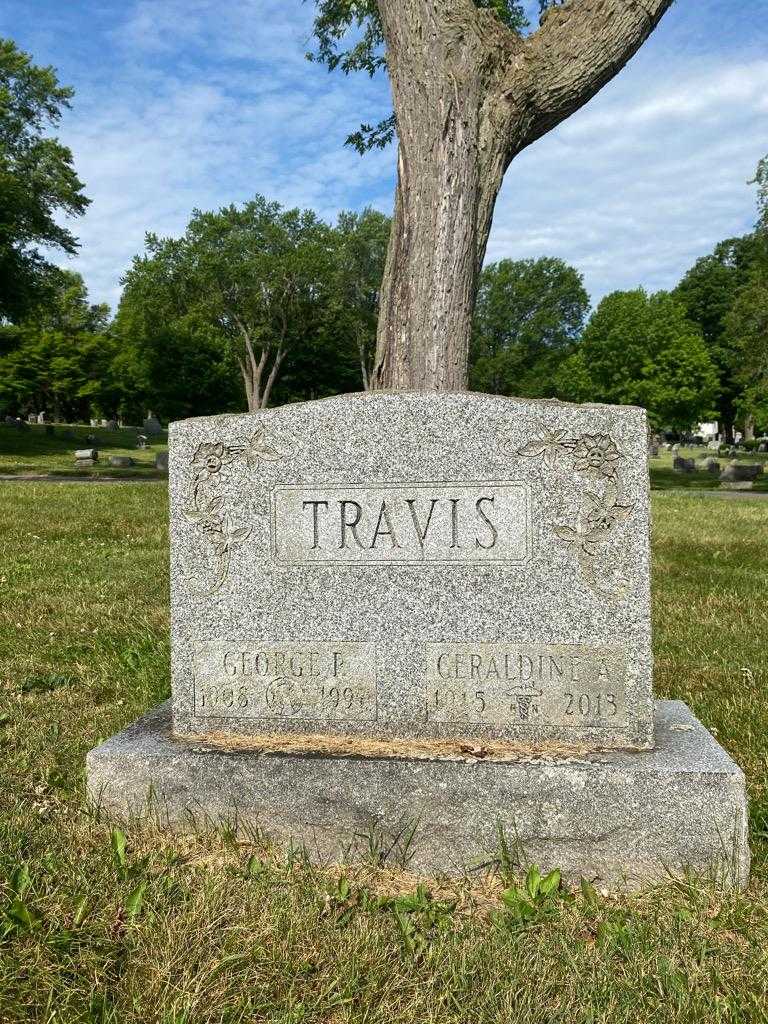 George P. Travis's grave. Photo 2