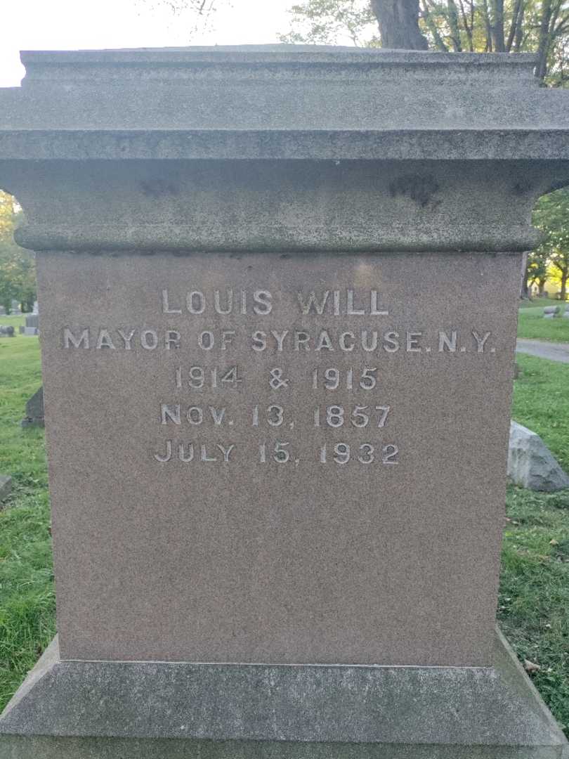 Louis Will's grave. Photo 4