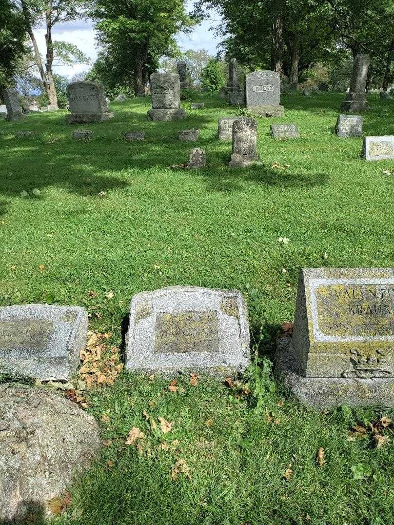 Augusta K. Harwood's grave. Photo 1