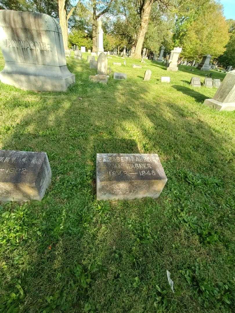 Elizabeth Abbott Van Wagner's grave. Photo 1