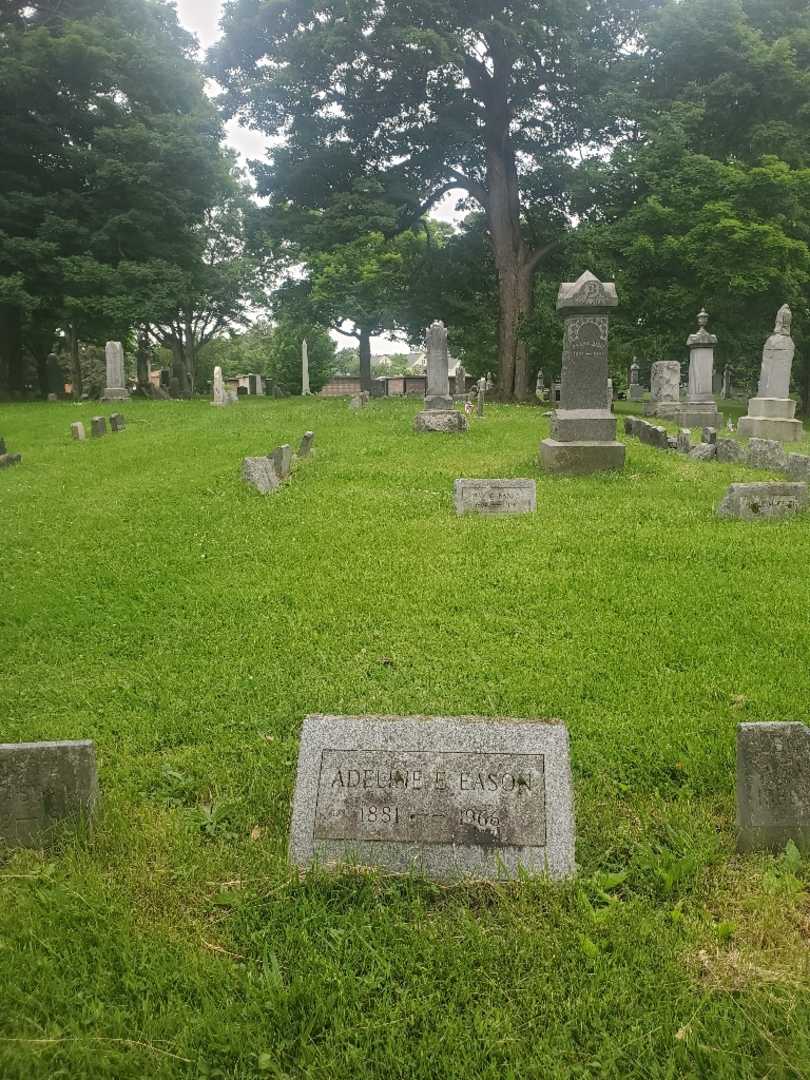 Adeline E. Eason's grave. Photo 2