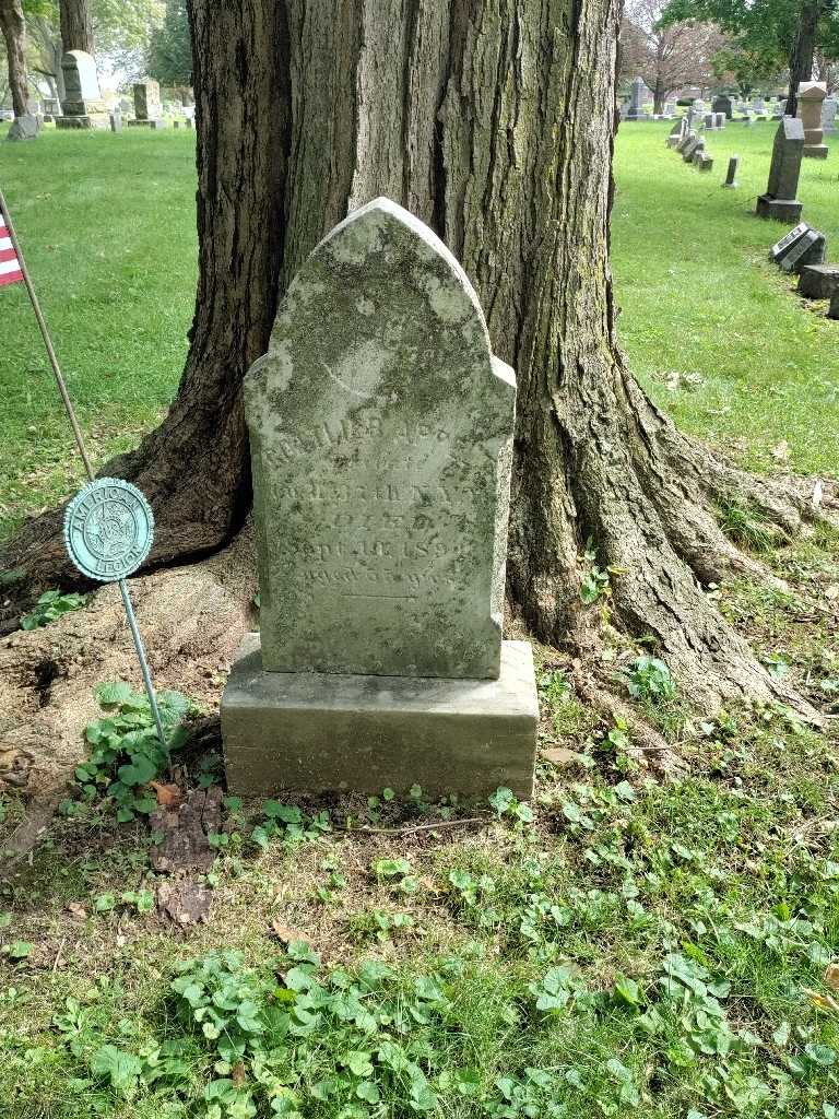 Gottlieb Abbott Appelt's grave. Photo 2