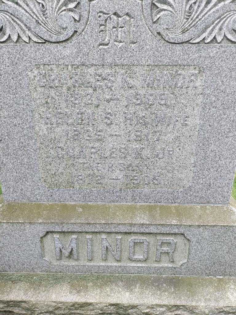 Charles K. Minor's grave. Photo 2