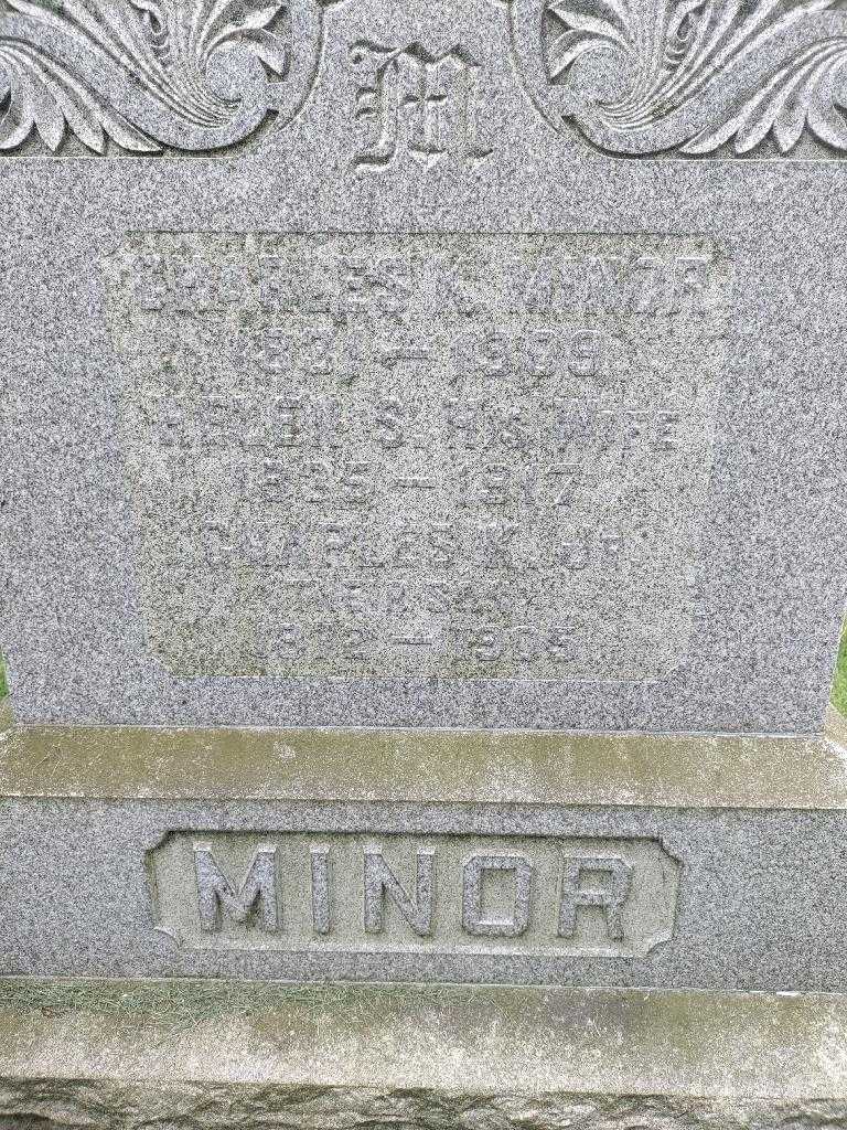 Charles K. Minor's grave. Photo 3