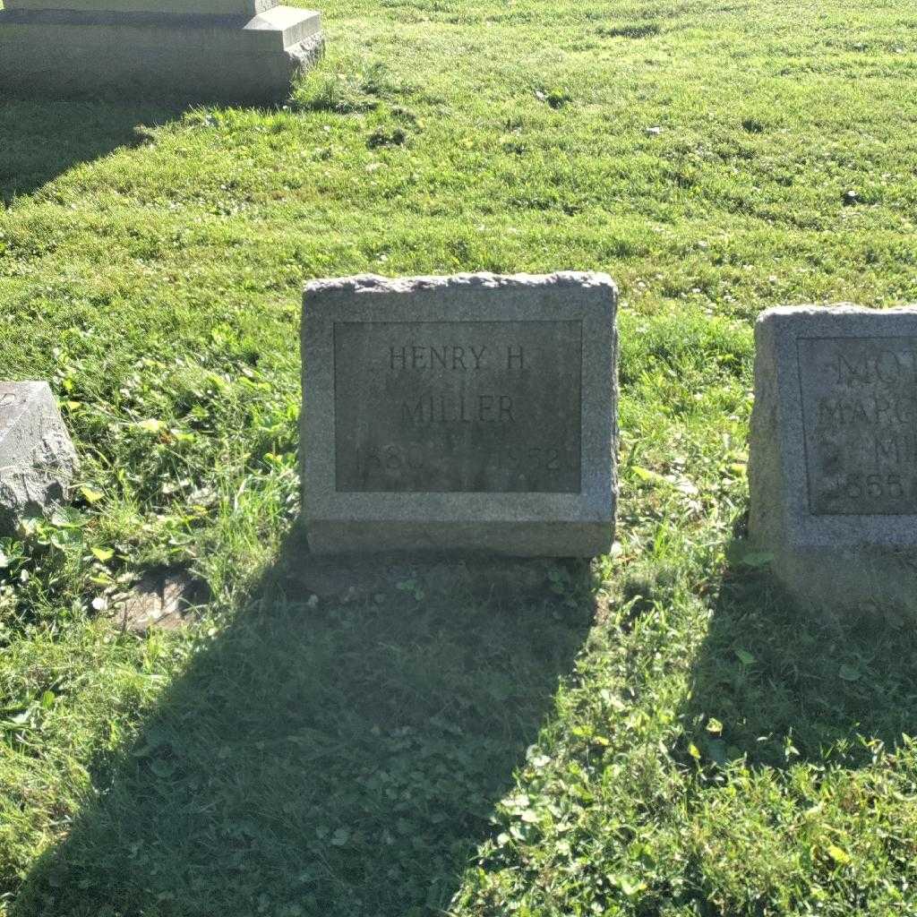 Henry H. Miller's grave. Photo 3