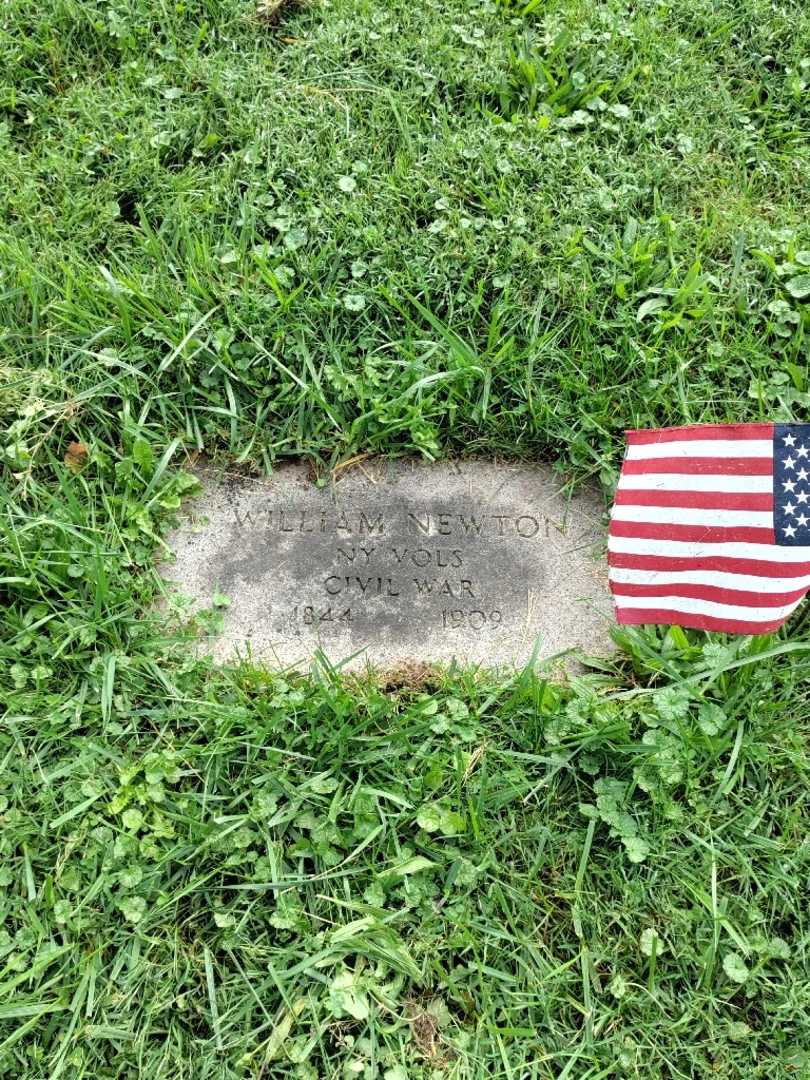 William Newton's grave. Photo 2