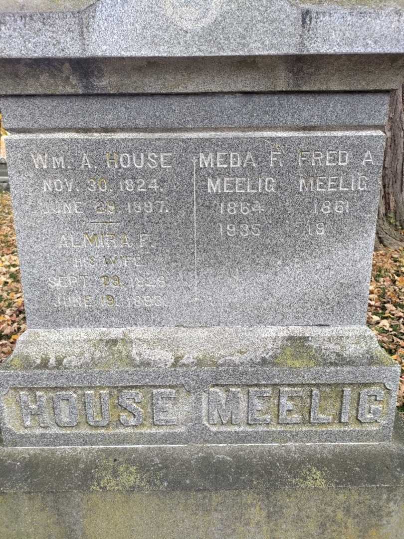 Almira F. House's grave. Photo 3