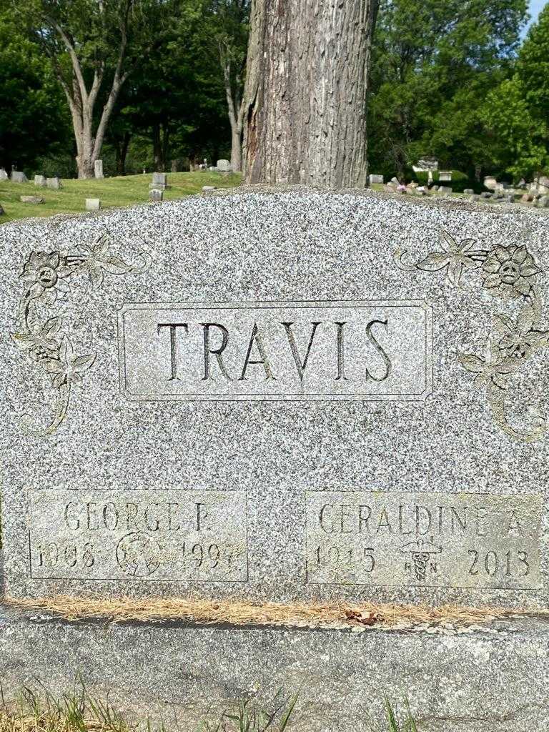 George P. Travis's grave. Photo 3