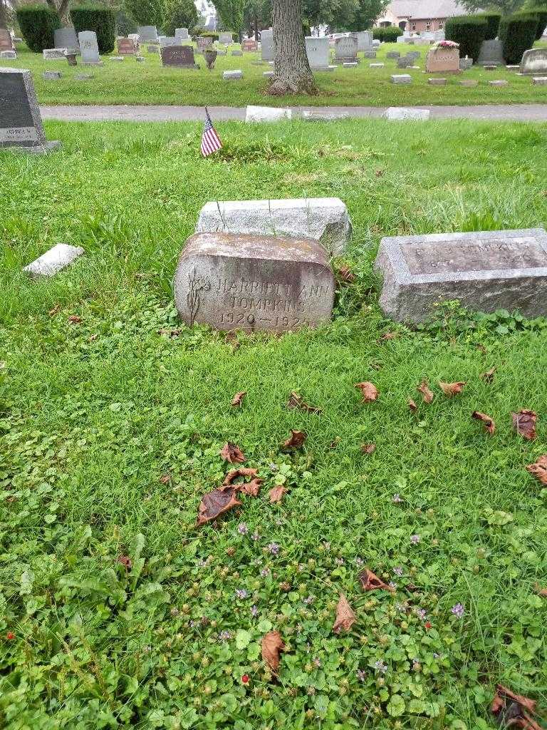 Harriett Ann Tompkins's grave. Photo 1