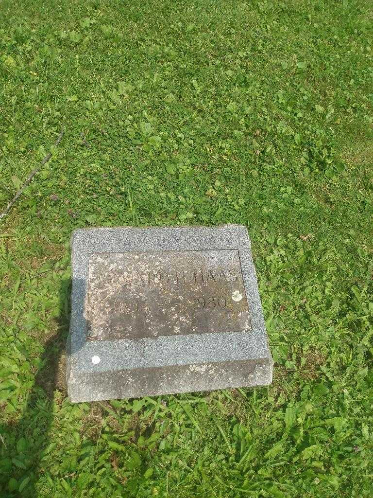 Edward H. Haas's grave. Photo 2