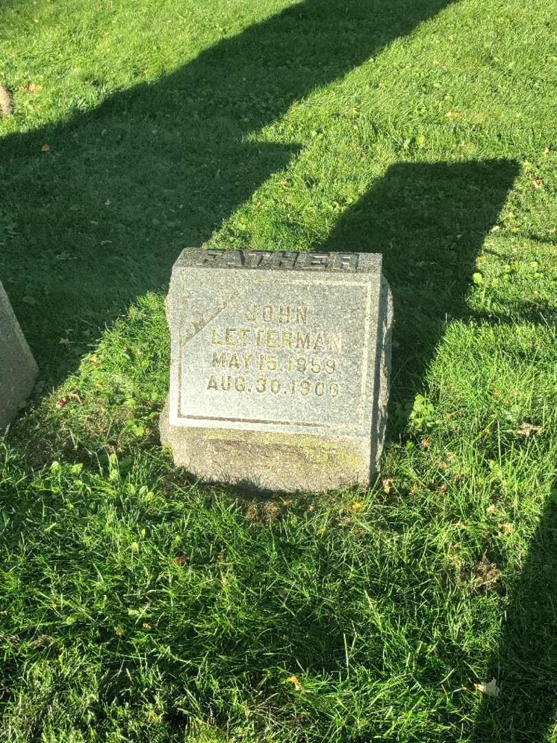 John Letterman's grave. Photo 2