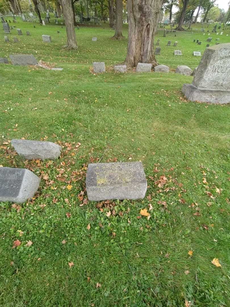 Roy B. Blossom's grave. Photo 1