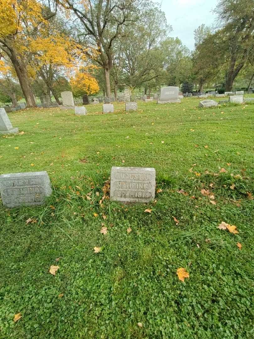August J. Nahring's grave. Photo 1