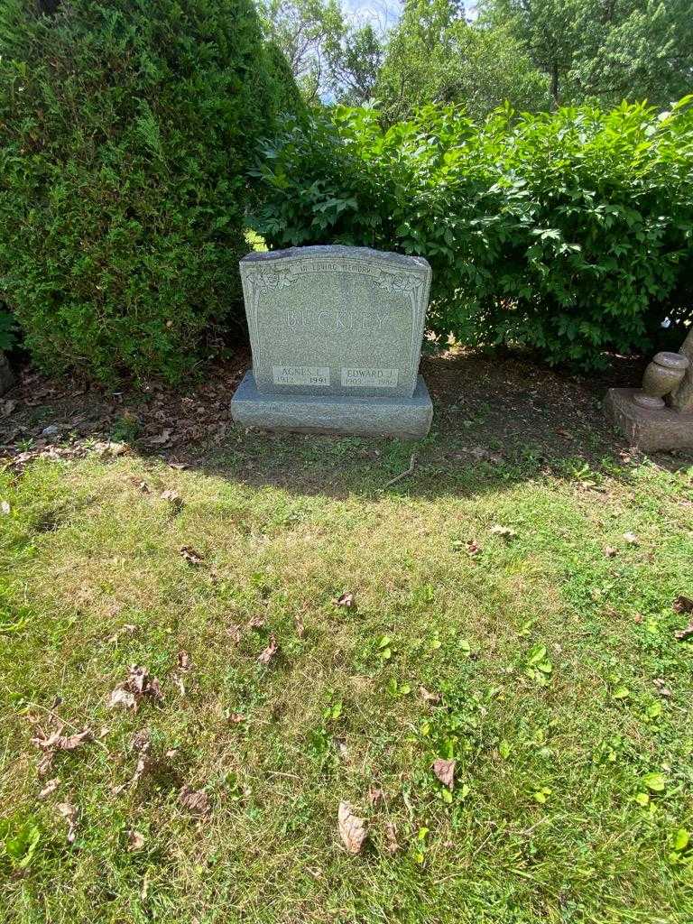 Agnes L. Buckley's grave. Photo 1