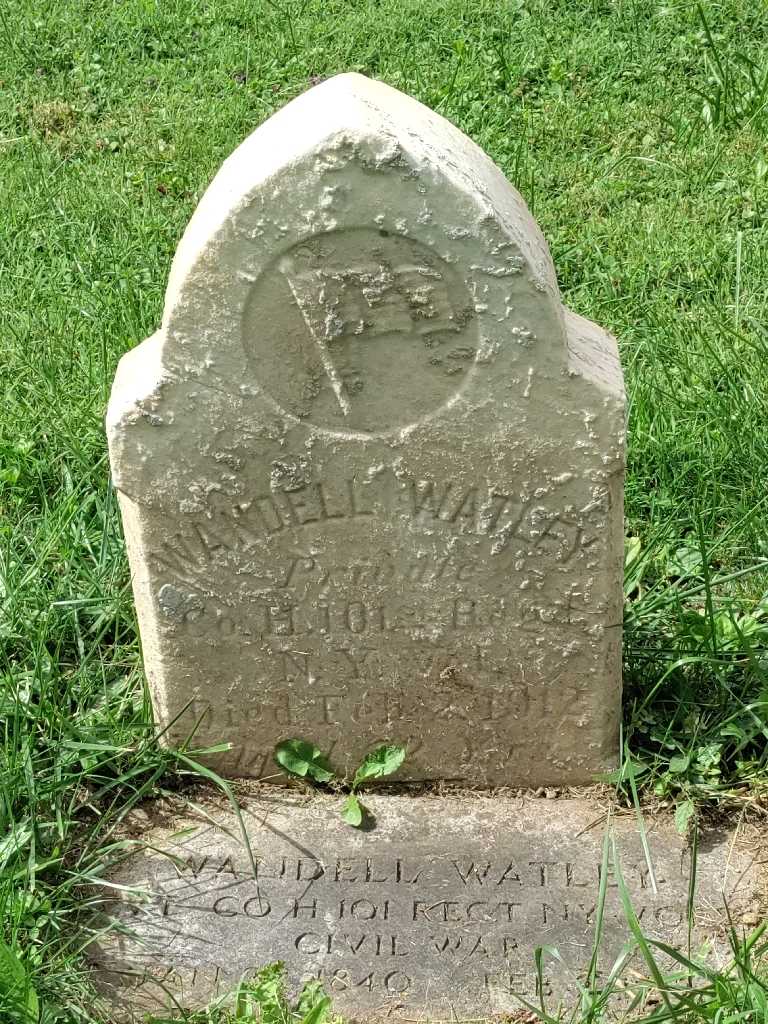 Wandell Watley's grave. Photo 3