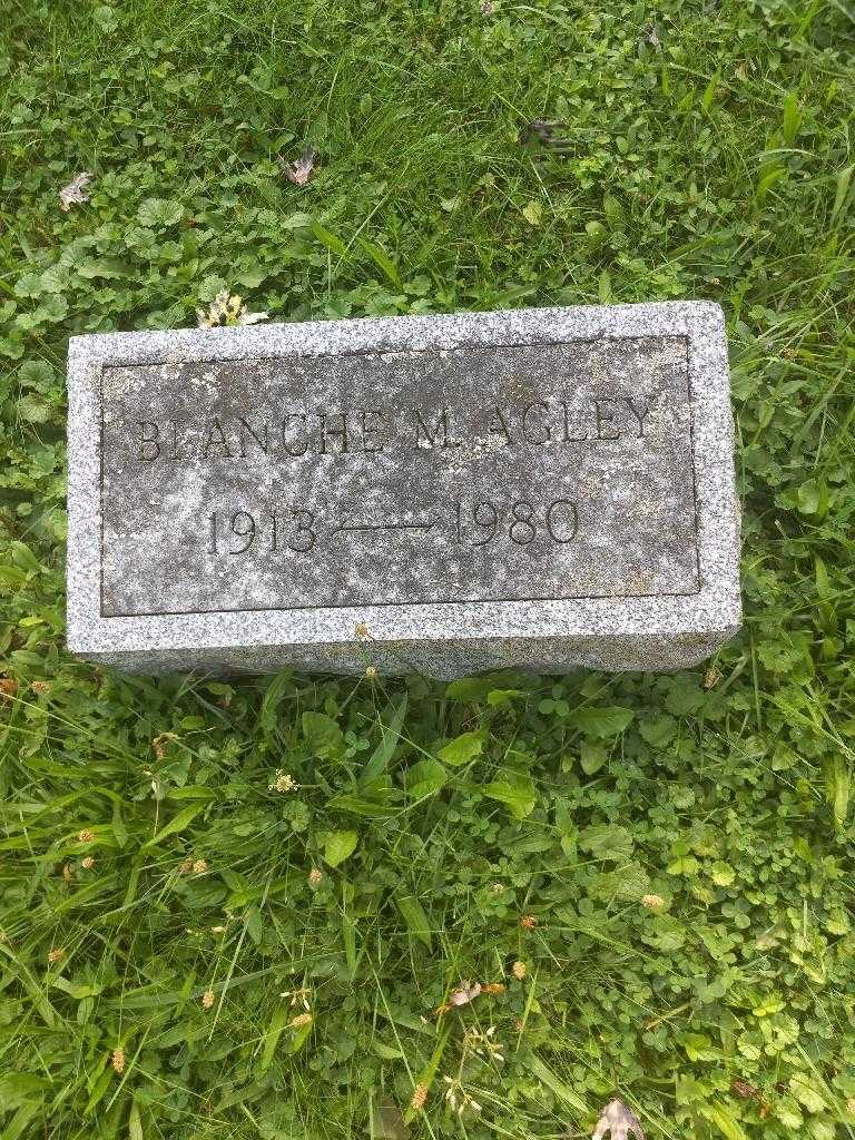 Blanche M. Agley's grave. Photo 2