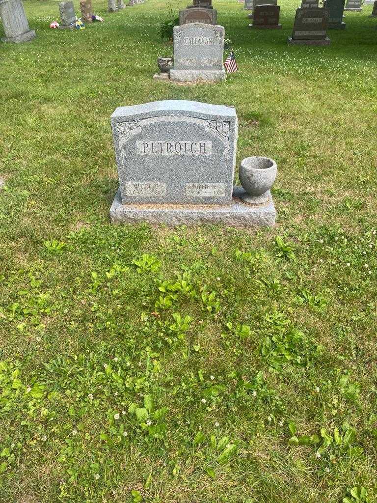 Millie C. Petrotch's grave. Photo 2