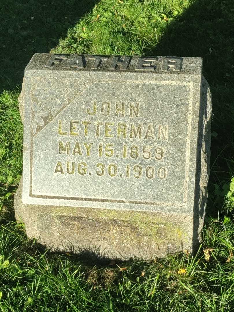 John Letterman's grave. Photo 3