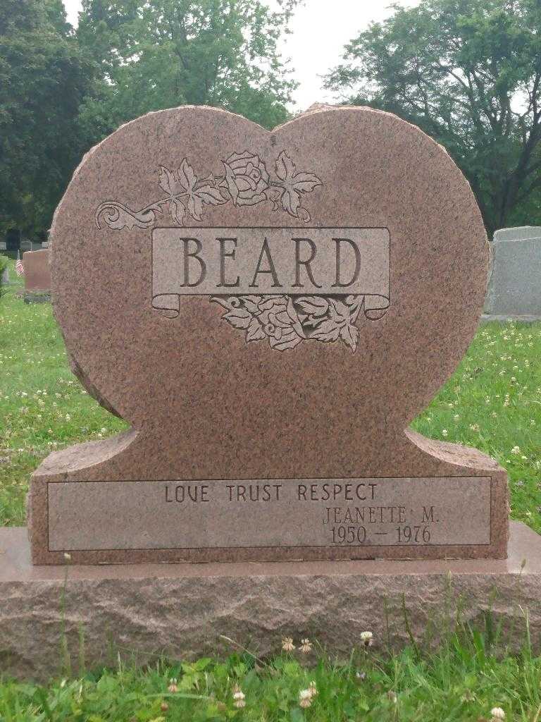 Jeanette M. Beard's grave. Photo 3