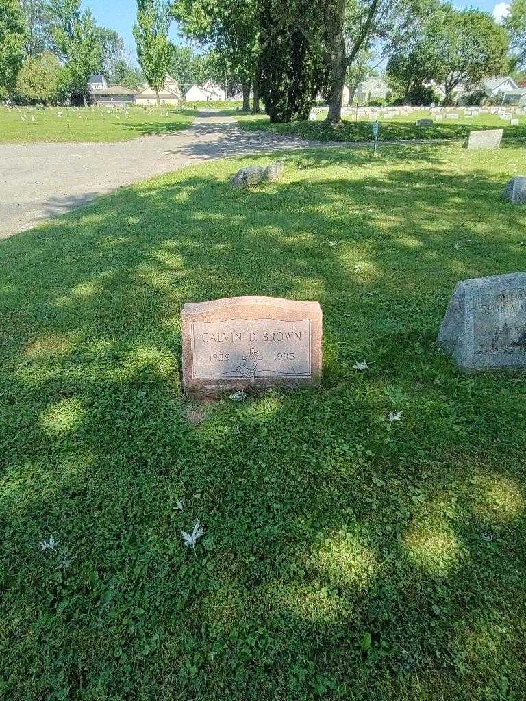 Calvin D. Brown's grave. Photo 1