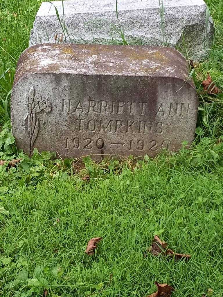 Harriett Ann Tompkins's grave. Photo 2