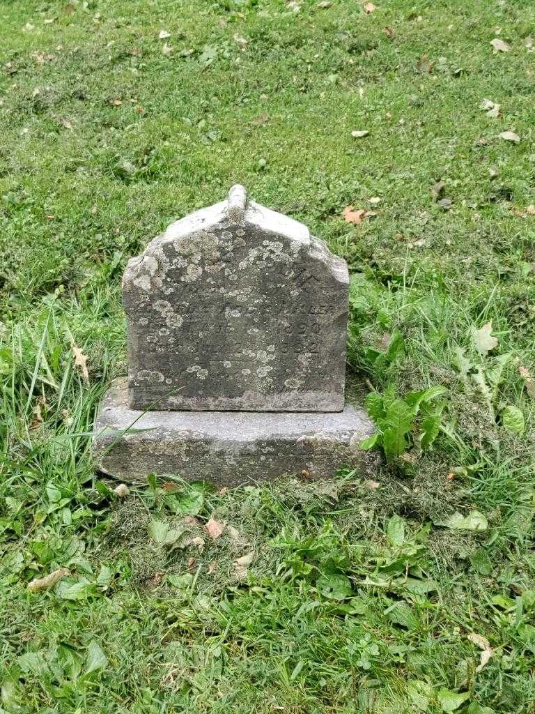 Edward A. Hummel Miller's grave. Photo 2