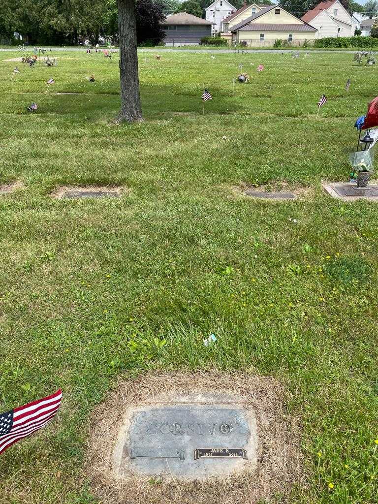 Jane E. Corsivo's grave. Photo 2