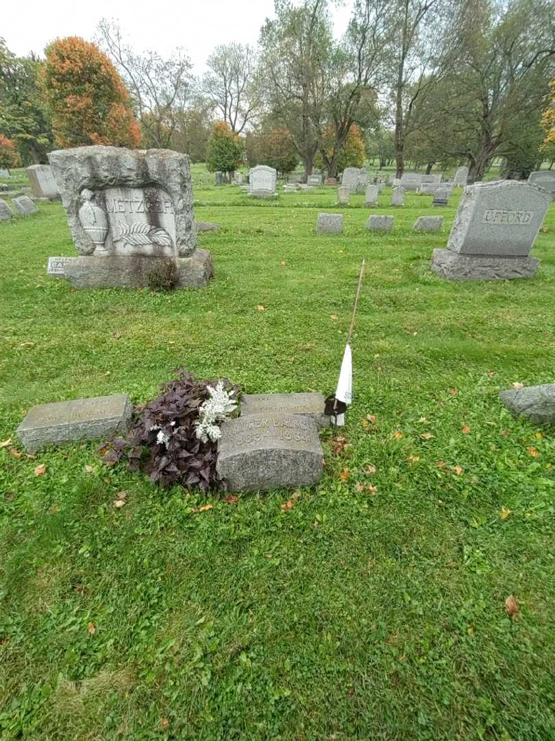 Walter Baisch's grave. Photo 1