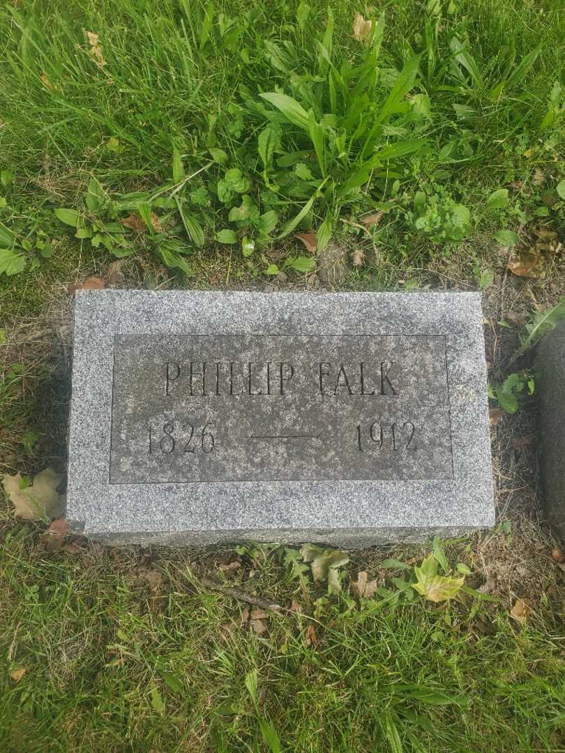 Phillip Falk's grave. Photo 4