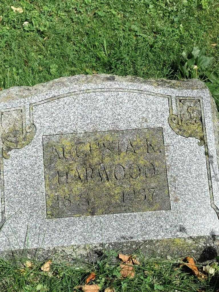 Augusta K. Harwood's grave. Photo 3