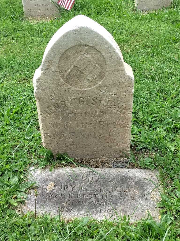 Henry G. St John's grave. Photo 2