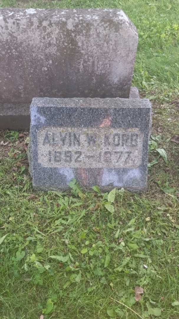 Alvin W. Korb's grave. Photo 3