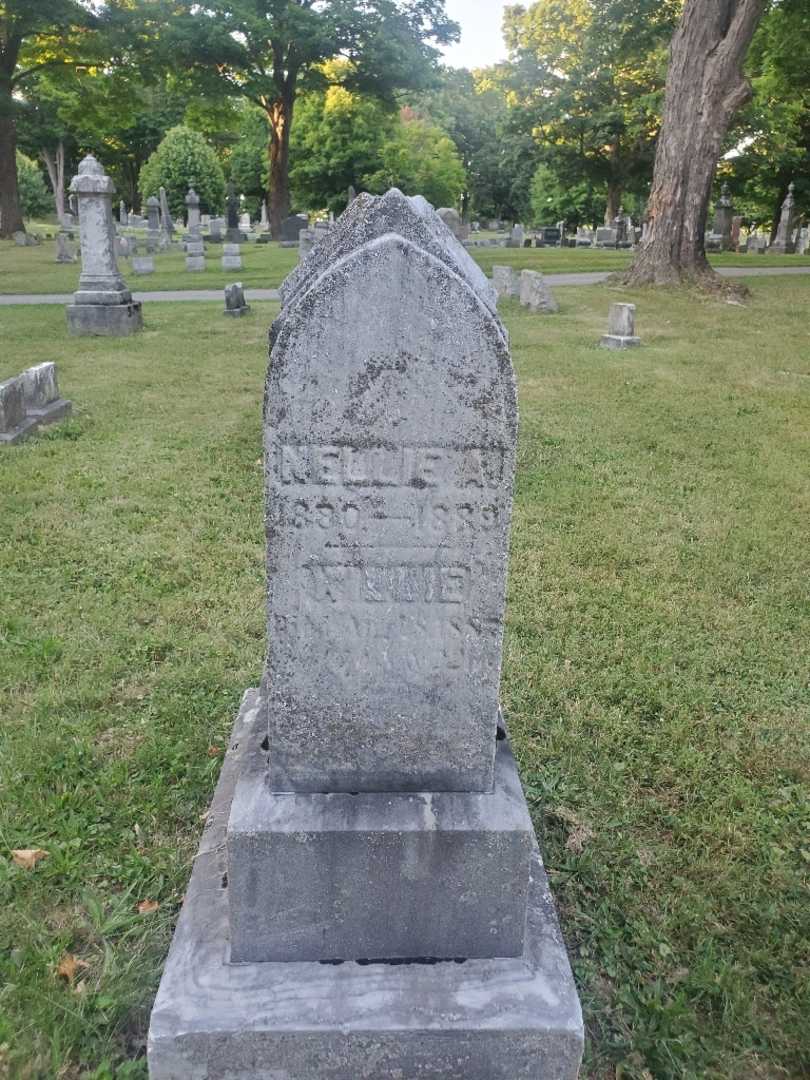 Nellie A. Parker's grave. Photo 3