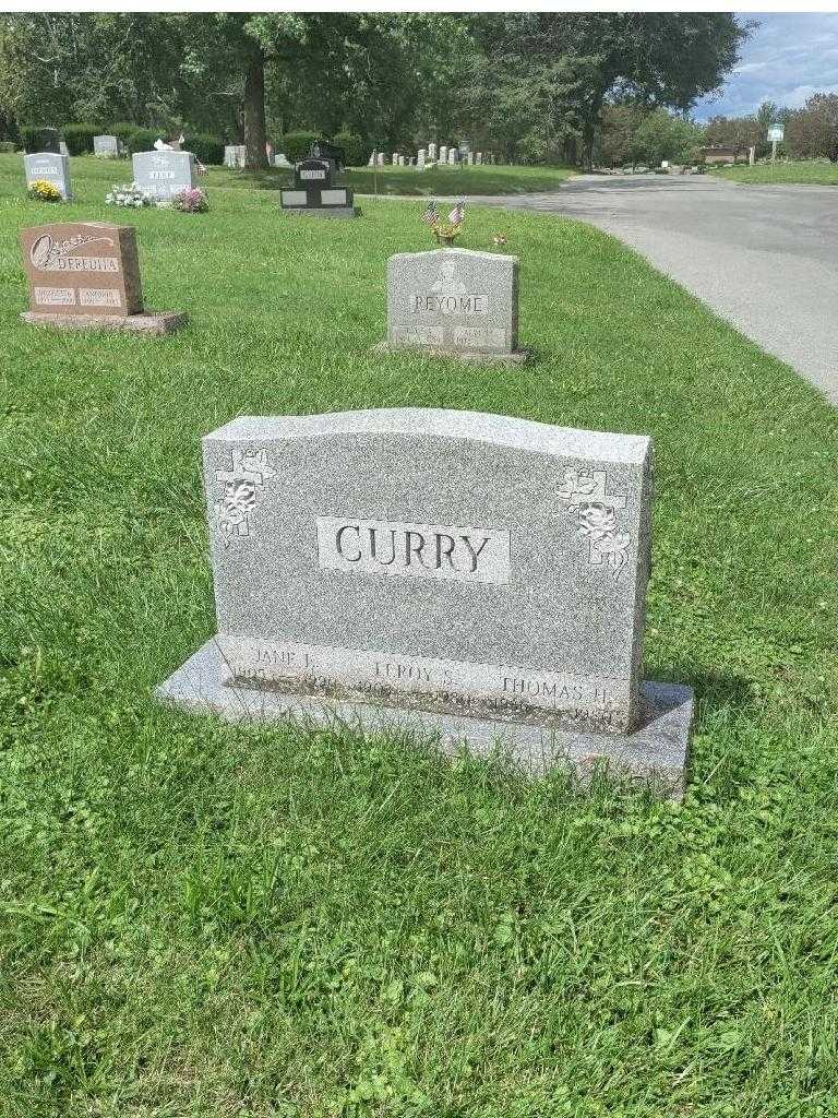 Jane E. Curry's grave. Photo 3