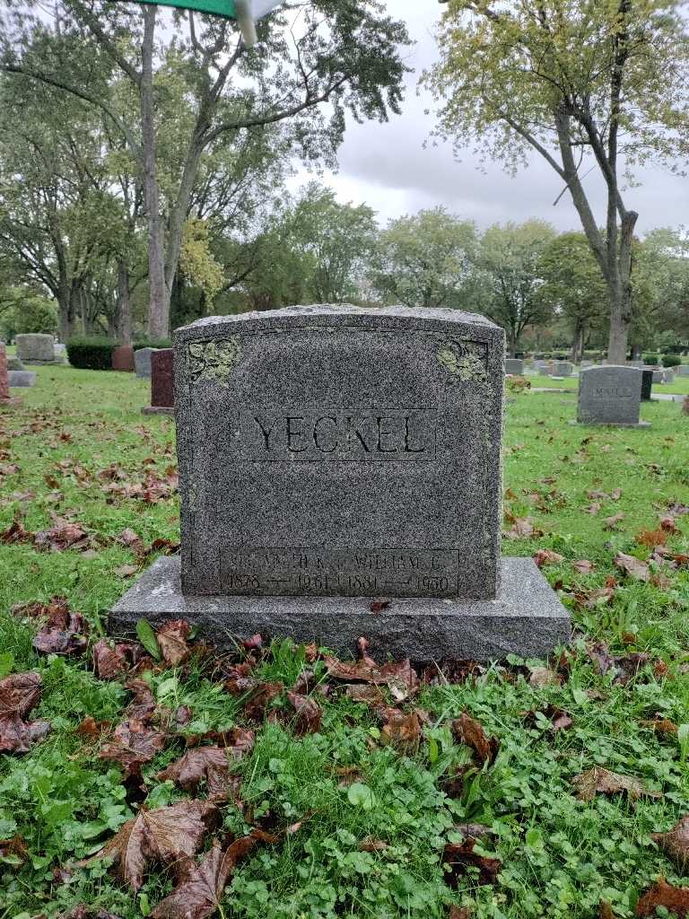 William G. Yeckel's grave. Photo 2