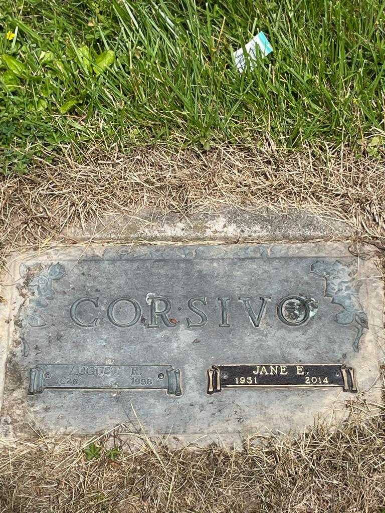 Jane E. Corsivo's grave. Photo 3