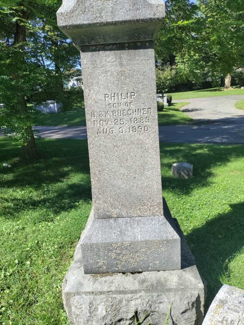 Philip W. Buechner's grave. Photo 2