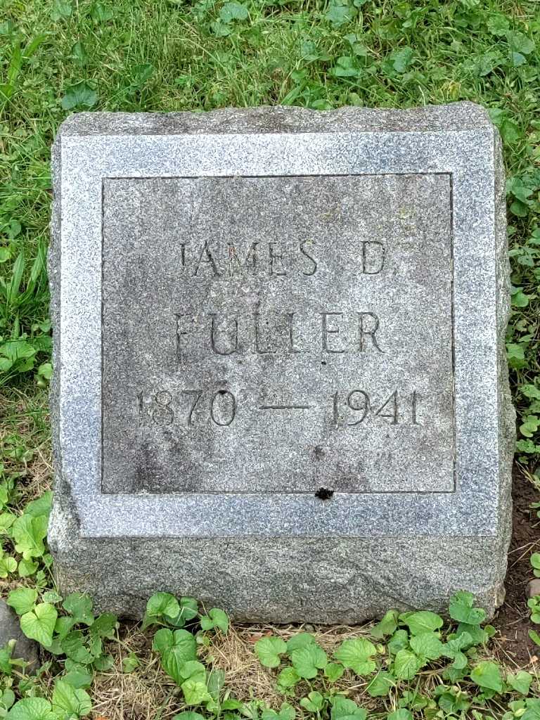 James D. Fuller's grave. Photo 3