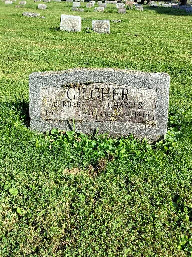 Barbara Gilcher's grave. Photo 2