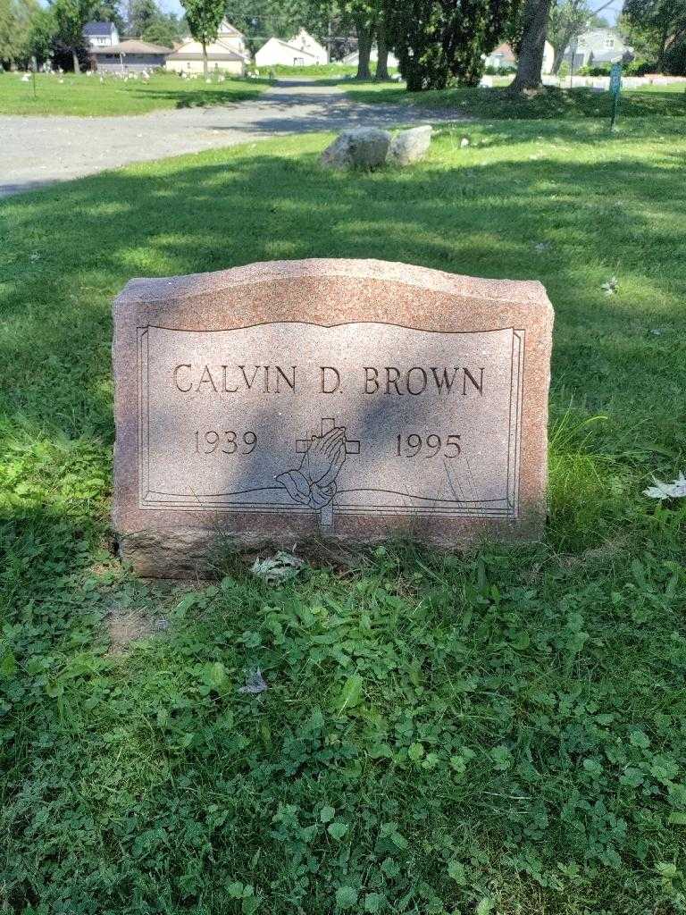 Calvin D. Brown's grave. Photo 2