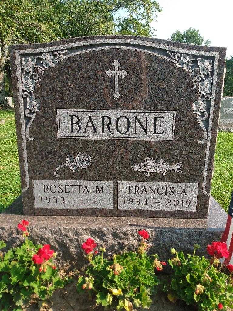 Francis A. Barone's grave. Photo 1