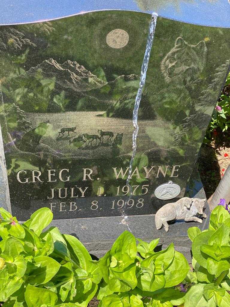 Greg R. Wayne's grave. Photo 3